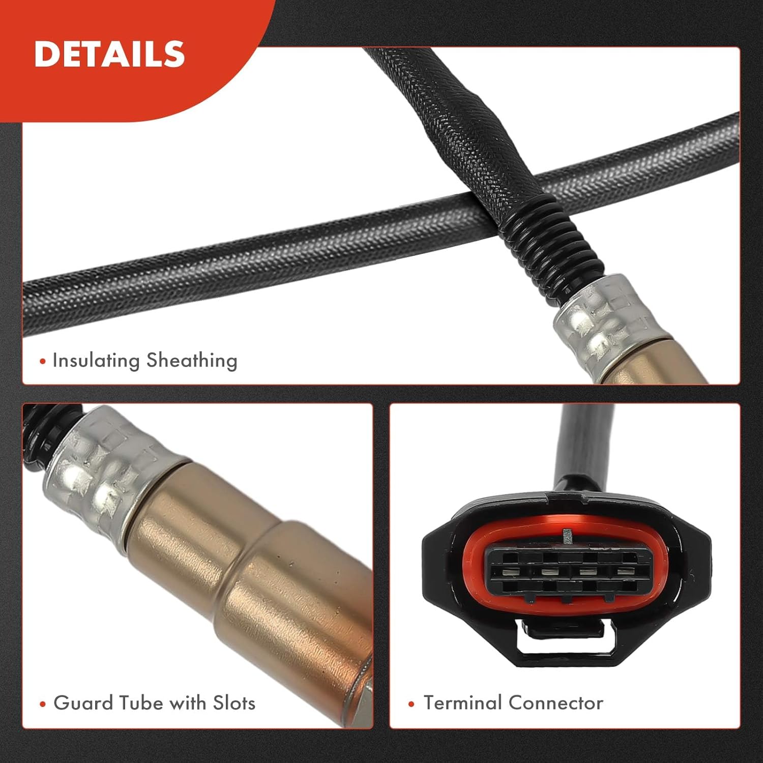 A-Premium O2 Oxygen Sensor Compatible with Cadillac SRX 2010-2011 & Pontiac G8 2008-2009, V6 2.8L 3.6L, 2-PC Set, Replace# 24402860, 12571768