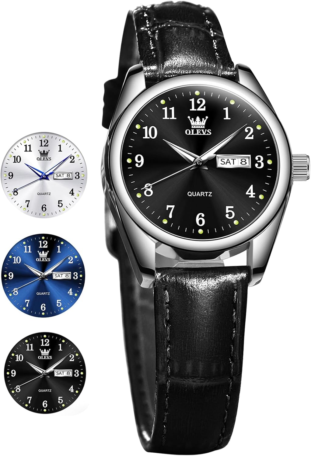 OLEVS Women Watches Waterproof Classic Dress Leather Watch