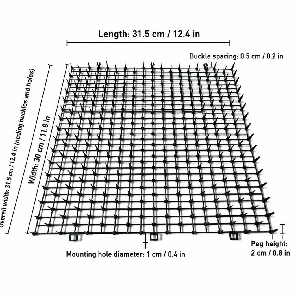 Tapis Anti-Chat avec Grille Interconnectée