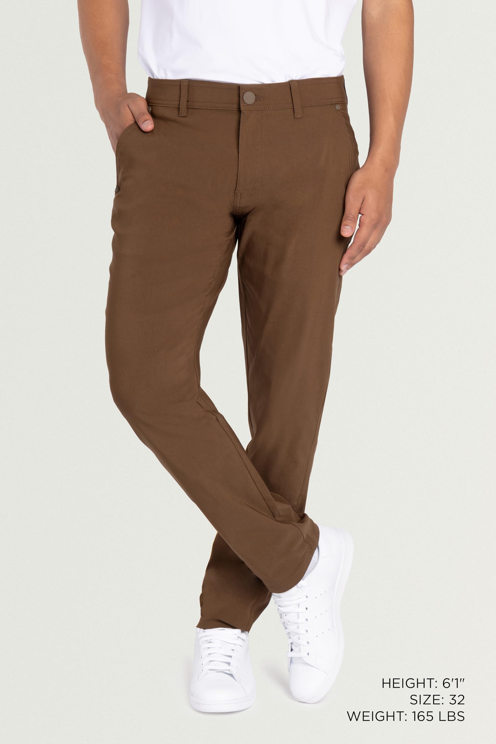 X Ray Stretch Slim Fit Golf Pants Men with Pockets Pantaloni Uomo