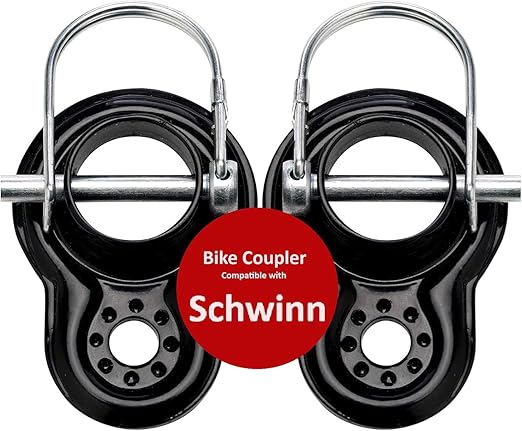 Bike Coupler, Coupler Hitch Attachments Compatible with Schwinn & Instep Bike Trailers, Aftermarket Replacement | Bike Coupler, Designed for Bicycle Carriers & More by Evo Dyne