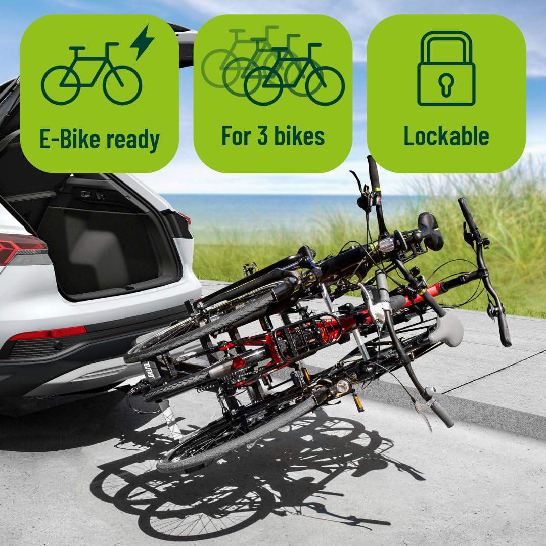 EUFAB 11522 Fahrradträger für die Anhängerkupplung Fahrradträger für die AHK Anhängevorrichtung