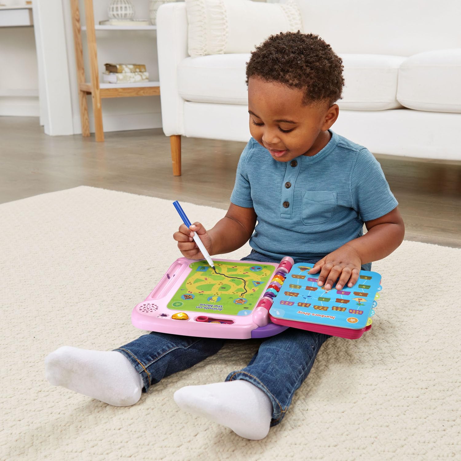 LeapFrog Violet and Friends Livre d'activit s pr scolaires Rose