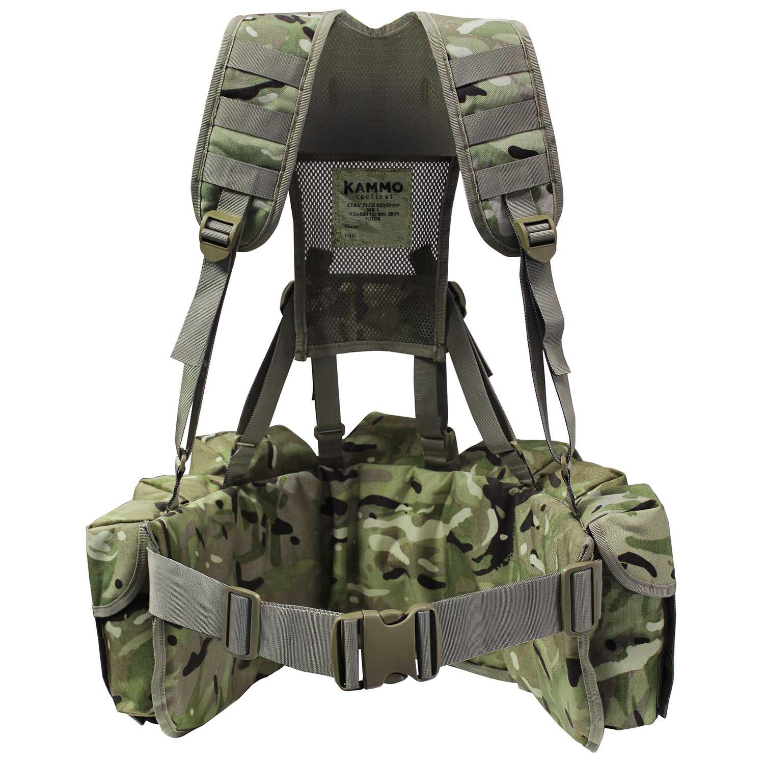 Official CFAV MTP Belt Order Webbing Set (3 Pouch) Mk.3