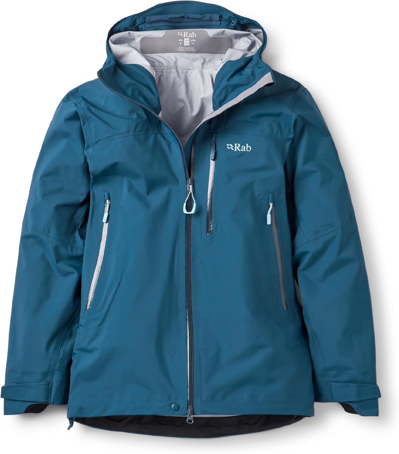 Rab Women's Firewall Mountain Jacket - Lightweight Waterproof Hooded Coat for Climbing & Hiking