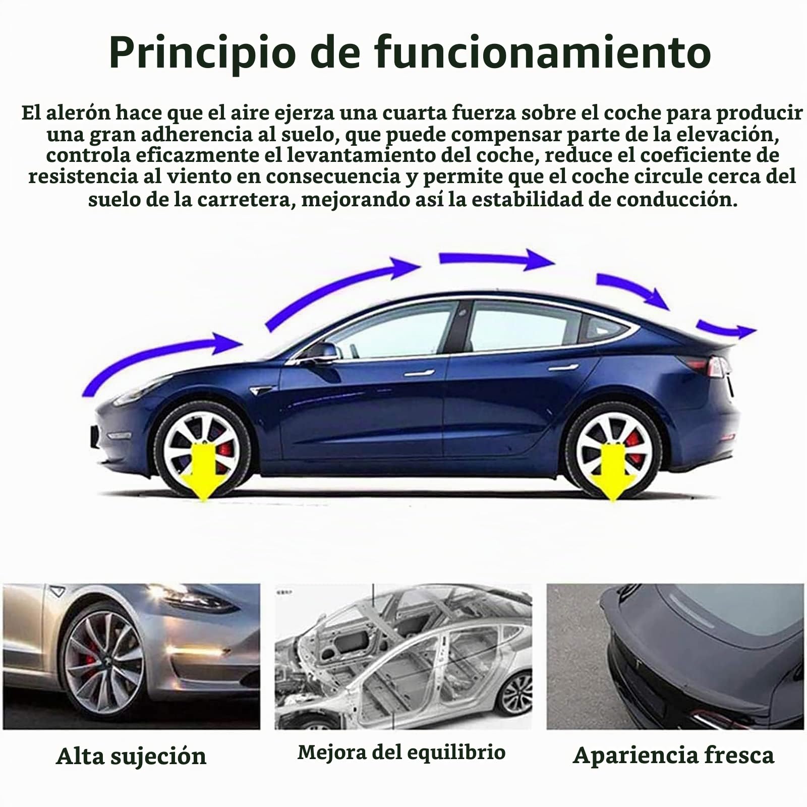Alerón Trasero del Coche para Mercedes Benz CLA-Klasse W118 C118 CLA 180 CLA 200 CLA 260 2020, Alto Rendimiento FáCil de Instalar Tapa Protectora PortóN Trasero, Accesorios para CarroceríA