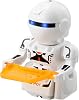 Mini Droid Z Interactive Remote Control Robot Toy for Kids with LED Eyes, Dance Mode, Sound Effects & Mini Tray Interactive RC Robot with Lights & Music Compact Design for Imaginative Play Ages 3