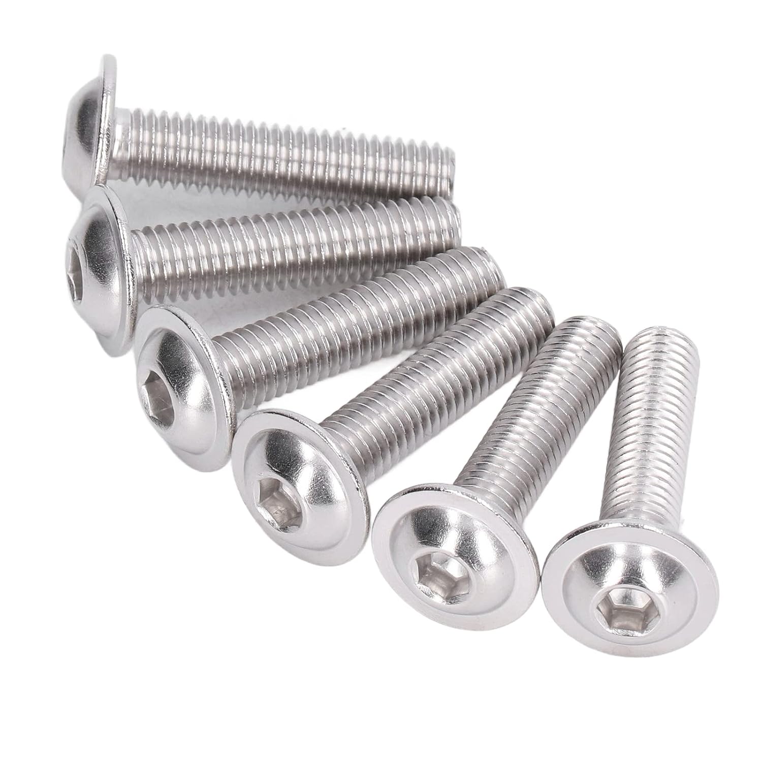 Buttons Heads Socket Caps Bolts, Flanged Button Head Screws Chemical