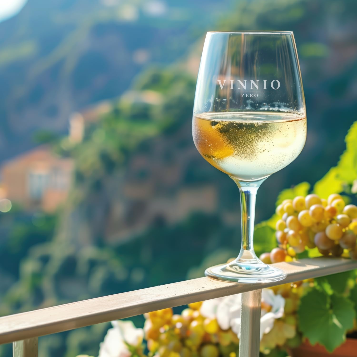 VINNIO - Vino sin alcohol 0,0 Premium Blanco | Bag in Box 10 litros | Equivalente a más de 13 Botellas de 750 | Formato Ahorro con Grifo (Sin Azúcar, Bajo en Calorías)