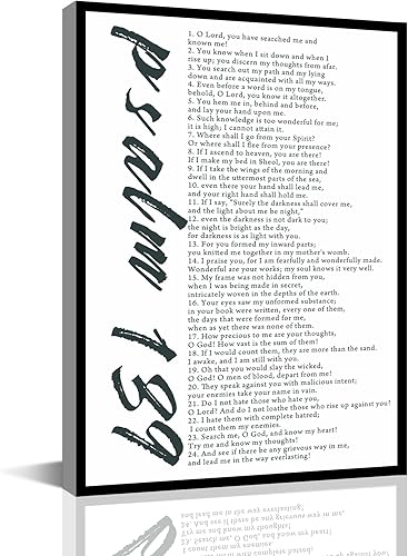 Miniatura 8 de READIKN Salmo 91 En Español Para Pared Cuadros Cristianos Para Pared En Español, Salmo 91 Arte de Pared, Decoraciones Para Cuartos Decoración de la