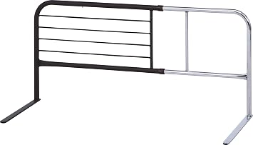 Fuji Boeki Bed Guard, Fall Prevention, Mattress Shift Prevention, Width 95120 x Depth 40 x Height 45 cm, Brown, High Type, Width Adjustable, Extendable Bed Fence, Adult, Fully Assembled, 15565