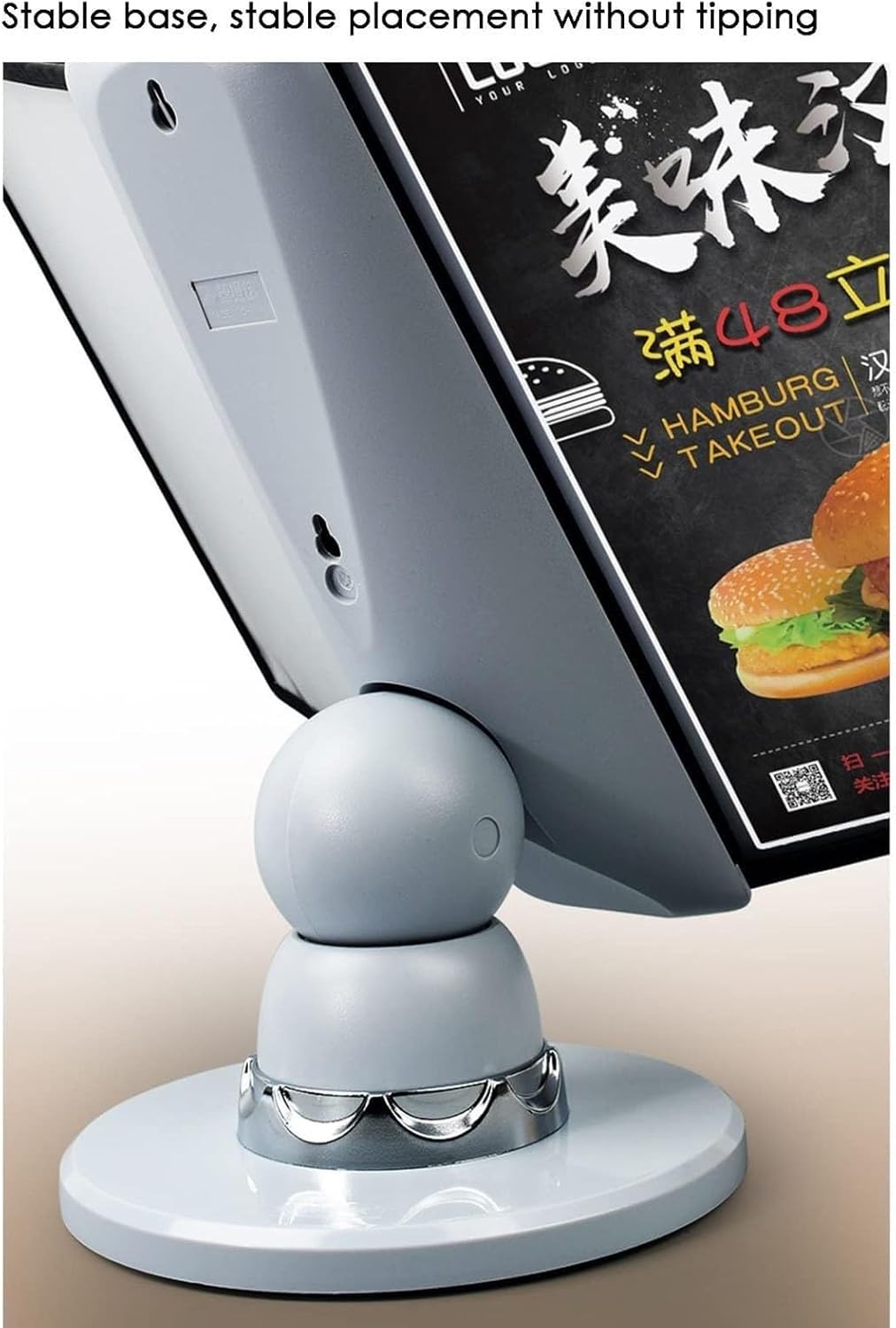 Adjustable Desk Reference Organizer, Catalog Display Rack, with 10/20 Panels Easy-Load Pockets, Desktop Reference and Display System, for Office/Home Display and Storage A4 Docum,20 Pages