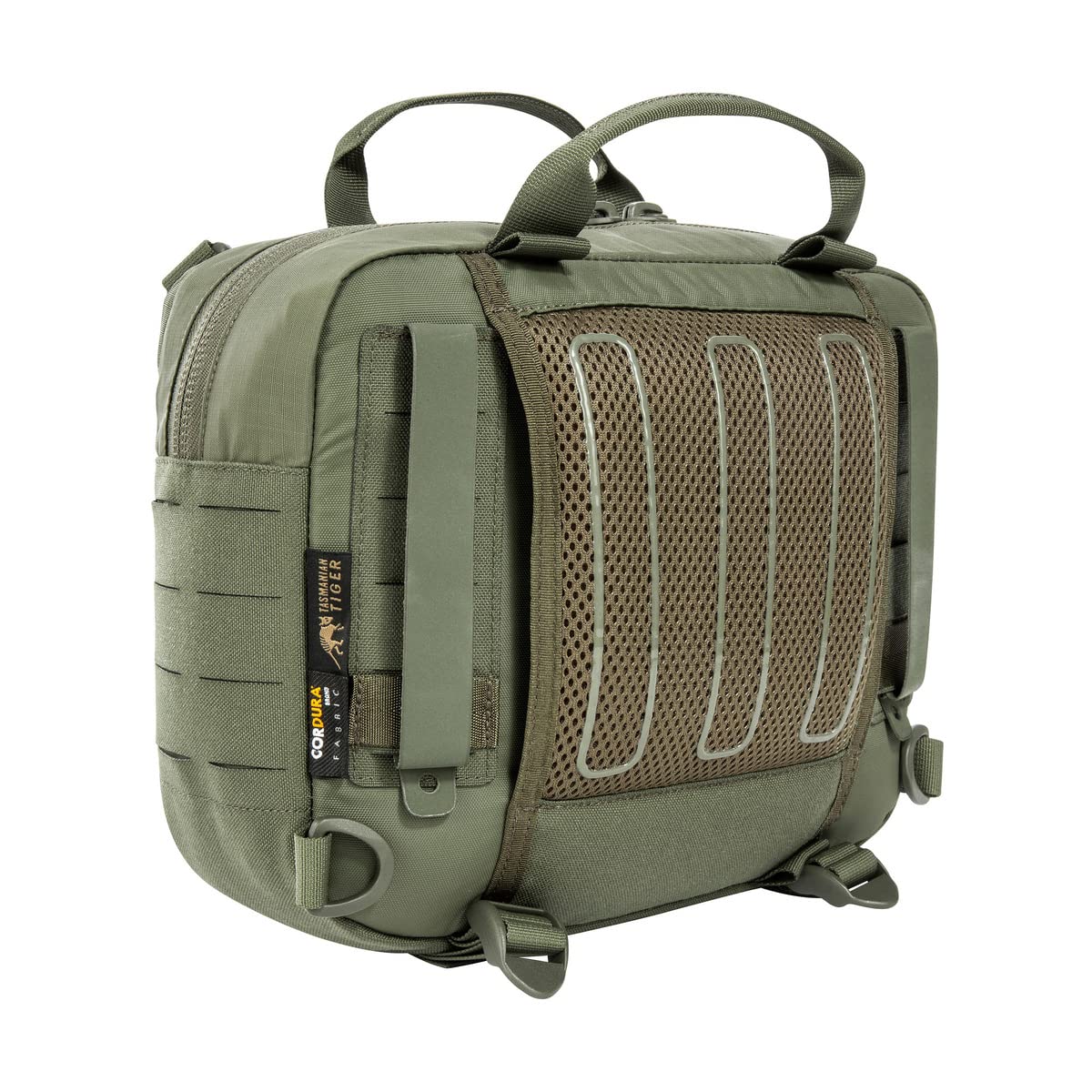 Tasmanian Tiger TT Modular Hip Bag 3 - große Taktische 5 Liter Hüft-Tasche, vielseitige Rucksack Zusatz-Tasche mit separat als Warrior Belt verwendbarem Hüft-Gurt und Lasercut Molle