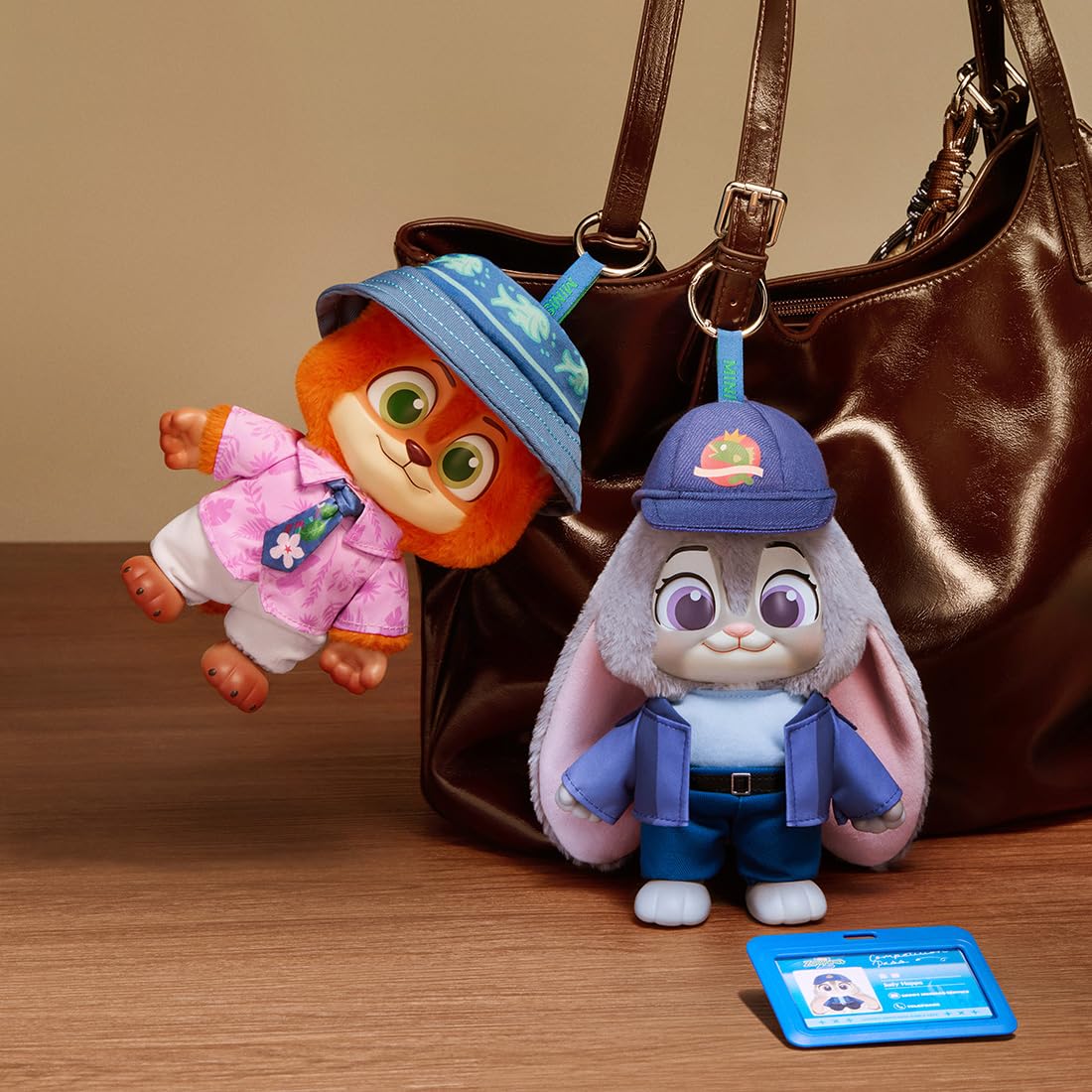 MINISO Disney Zootopia City Residents Series Vinyl Plush Keychain