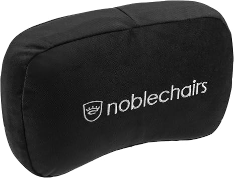 noblechairs Memory Foam Lumbar-Support Pillow, Office and Gaming-Chair Cushion Set - Black