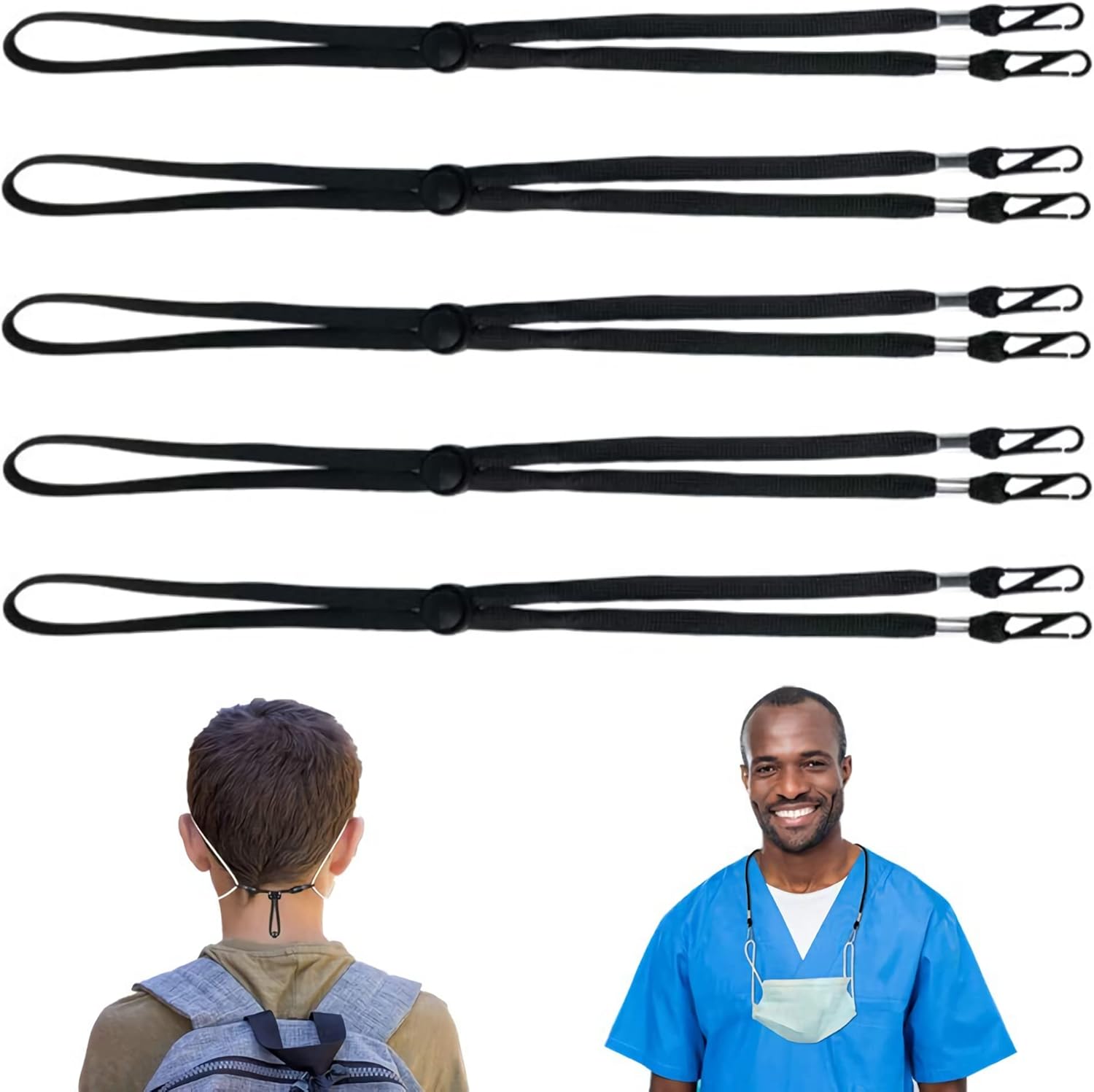 Face Mask Lanyards Mask Holder Around Neck Adjustable