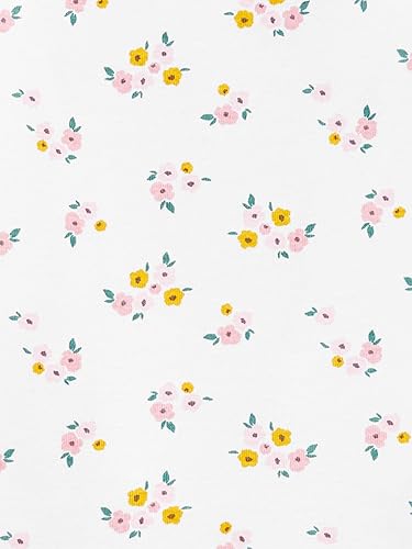 Miniatura 42 de Simple Joys by Carter's - Paquete de 6 mamelucos de manga corta para bebés niña