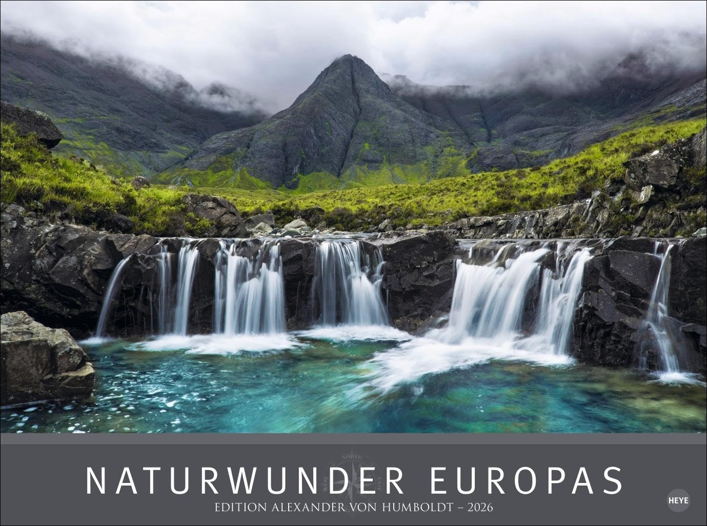 AvH Naturwunder Europas 2026: Traumhafte Landschaften und die Schönheit der Wildnis in einem großen Wandkalender 2026. Querformat 78 x 58 cm (Edition Alexander von Humboldt Kalender Heye)
