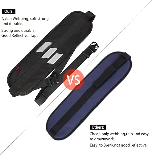 Miniatura 4 de Cinturón de seguridad para silla de ruedas, correas de sujeción médicas con cinta reflectante, arnés de seguridad para pacientes, correa de regazo