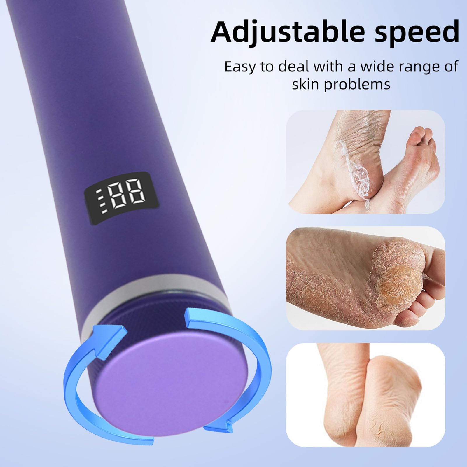 Herramienta de alisado de 5 V, discos de lijado de grano múltiple, limpiador de pantalla digital, reparación de talón áspero, mantenimiento de suela agrietada, higiene atlética, equipo de belleza