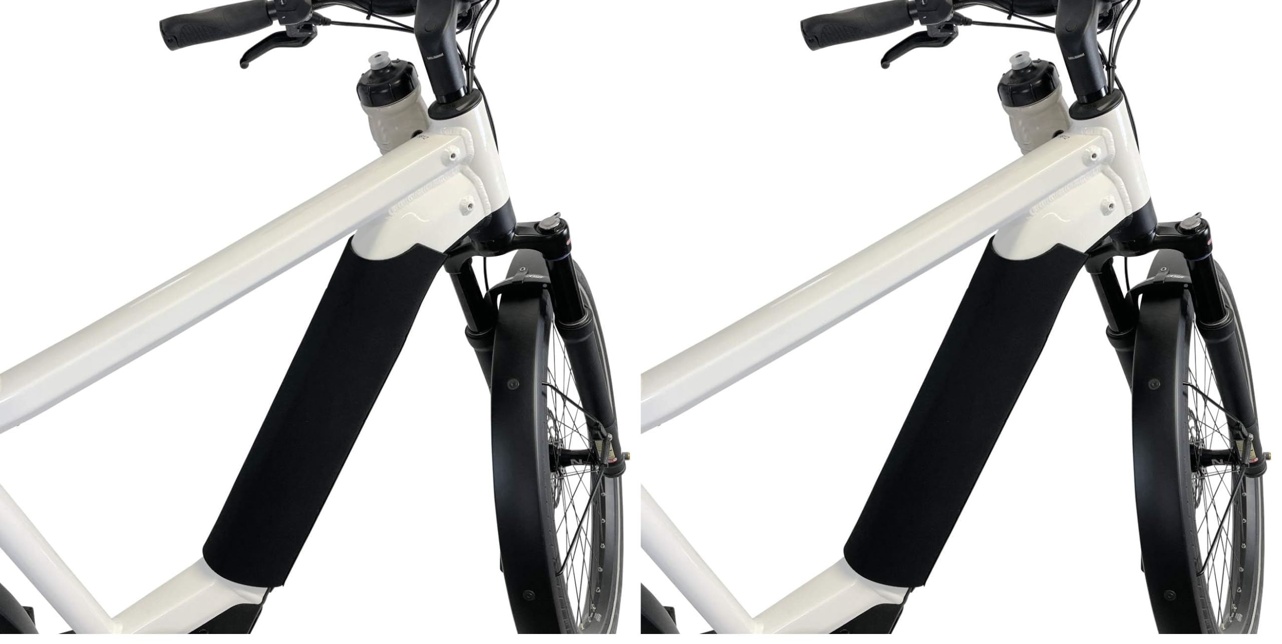 NC-17 4314 Universal E-Bike Schutzhülle Standard für Akku im Unterrohr Batterie-Thermo-Cover, Schwarz, Passend für Rohrumfang von 30 cm bis 38 cm (Packung mit 2)