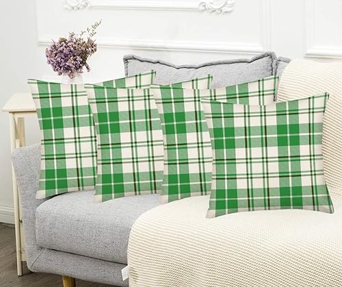 Miniatura 7 de Fukeen Juego de 4 fundas de almohada para el día de San Valentín, 24 x 24 pulgadas, diseño de corazón blanco y rojo con texto en inglés "I Love You