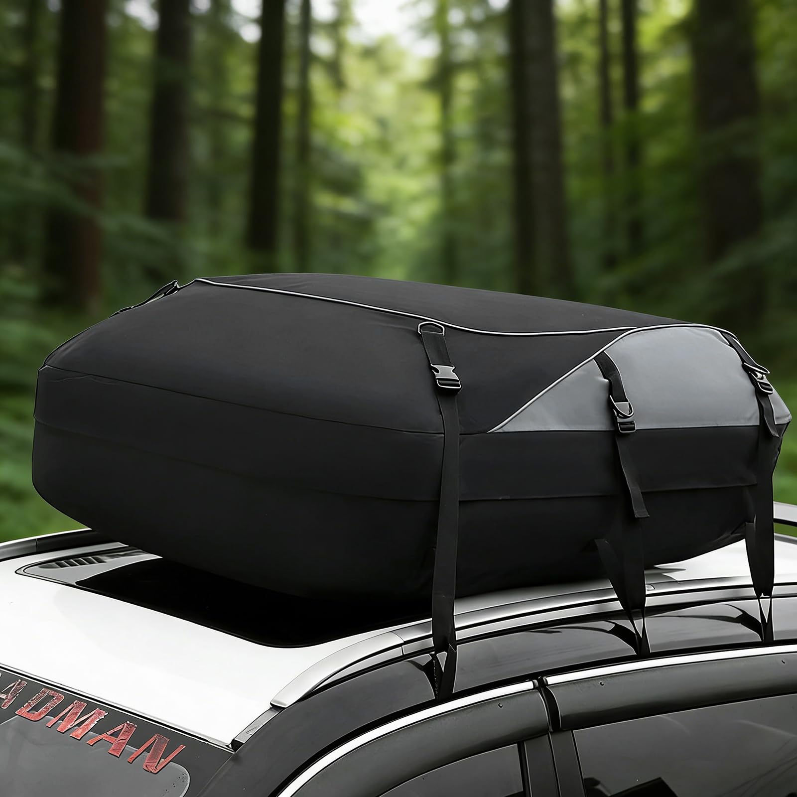 Sac de toit de voiture 566L - Sac de toit étanche et souple - Pliable - Fournisseur de bagages