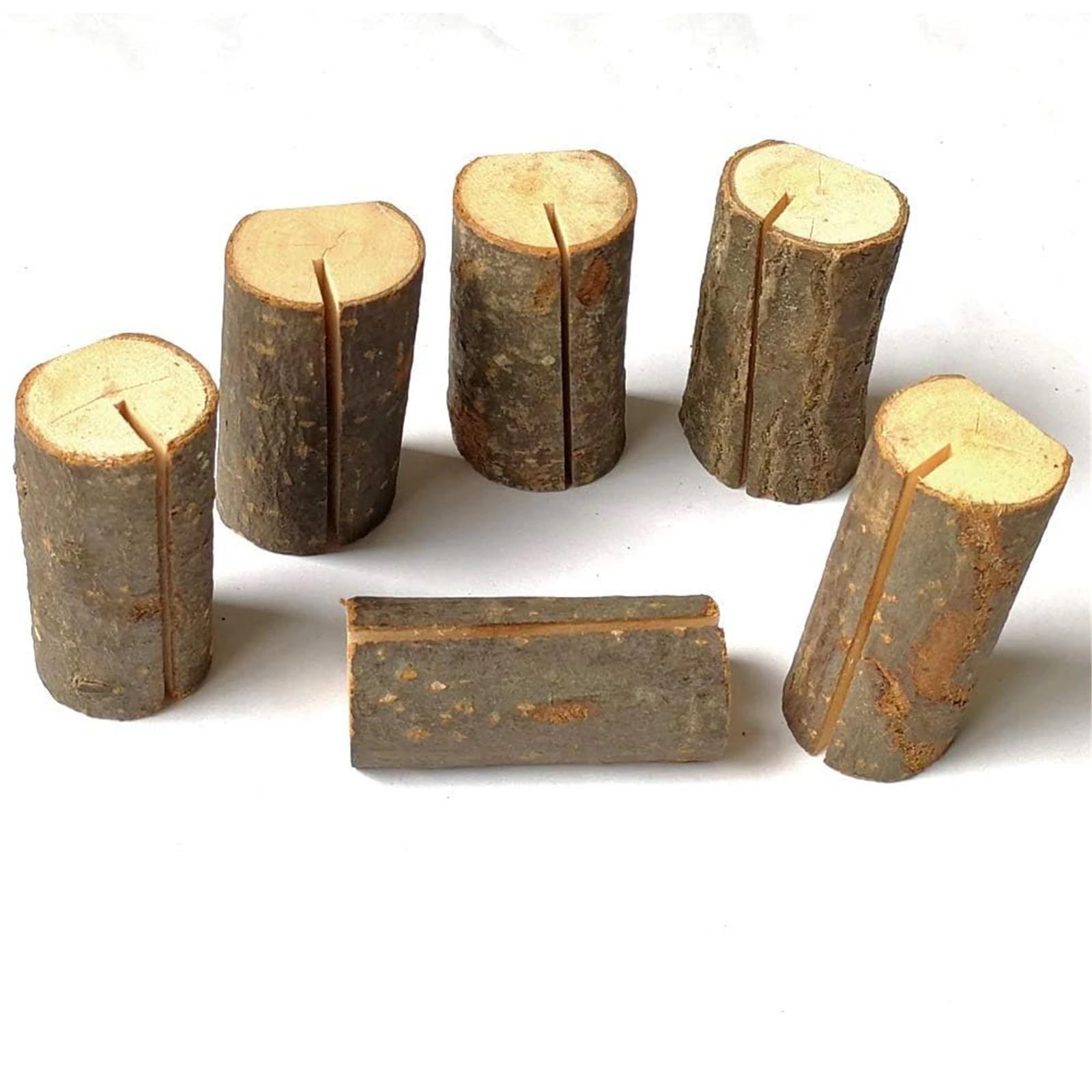Portatarjetas de madera, 20 unidades, soporte de madera para tarjetas de nombre, menú de mesa para mesa de boda, número de nombre, imágenes