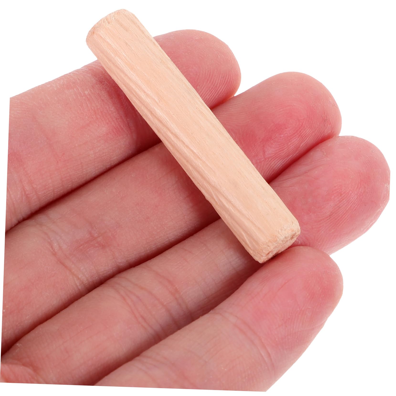 MAGICLULU 1tasche Holzdübelstifte Geriffelt Für Möbel Handwerk Holzbearbeitung Bastelholz Diy Dübel Zum Basteln Holzstab Holzstange