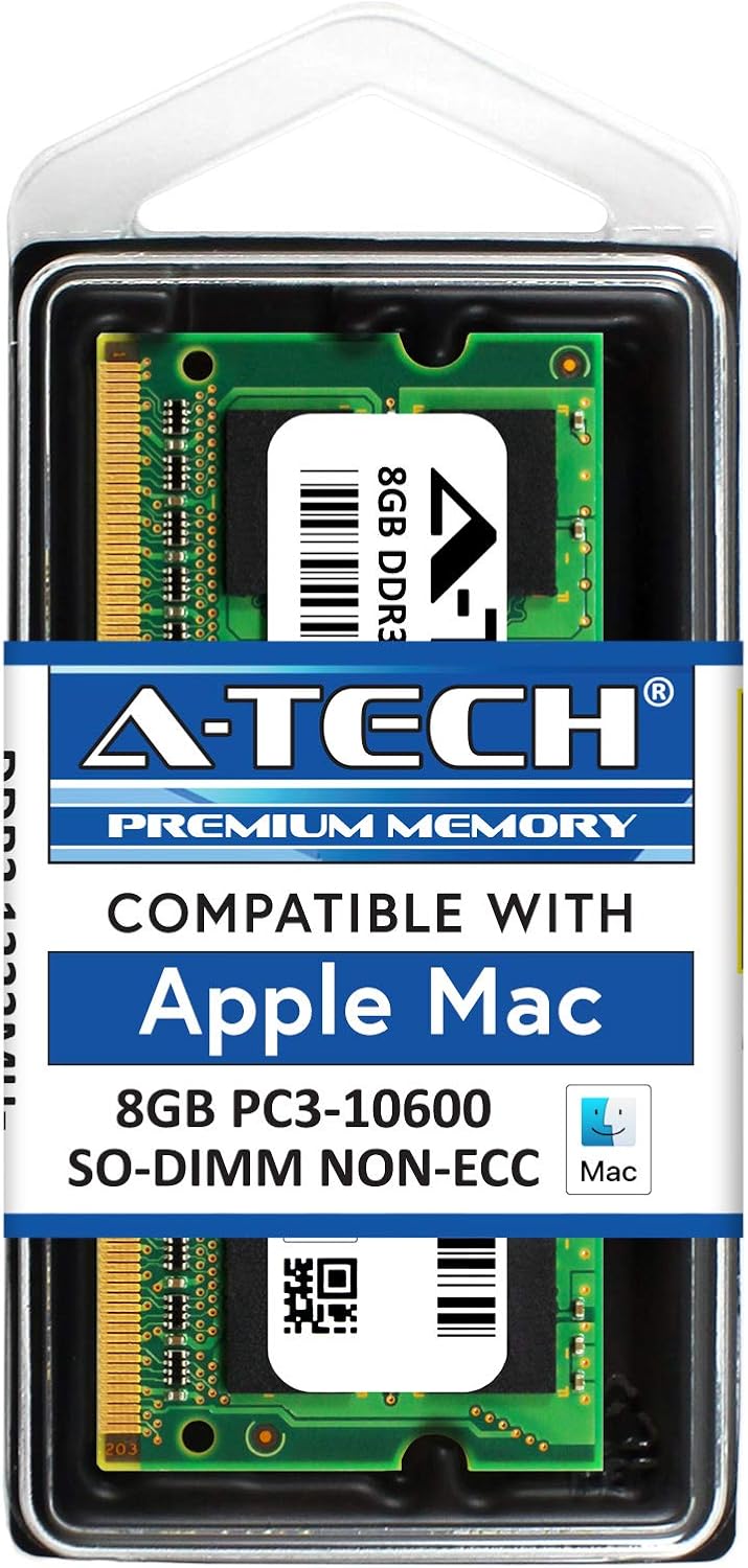A-Tech for Apple 16GB Kit 2X 8GB PC3-10600 1333Mhz Mac mini Late 2011 Mid 2010 Mid 2011 MC816LL/A A1347 MC936LL/A Memory RAM