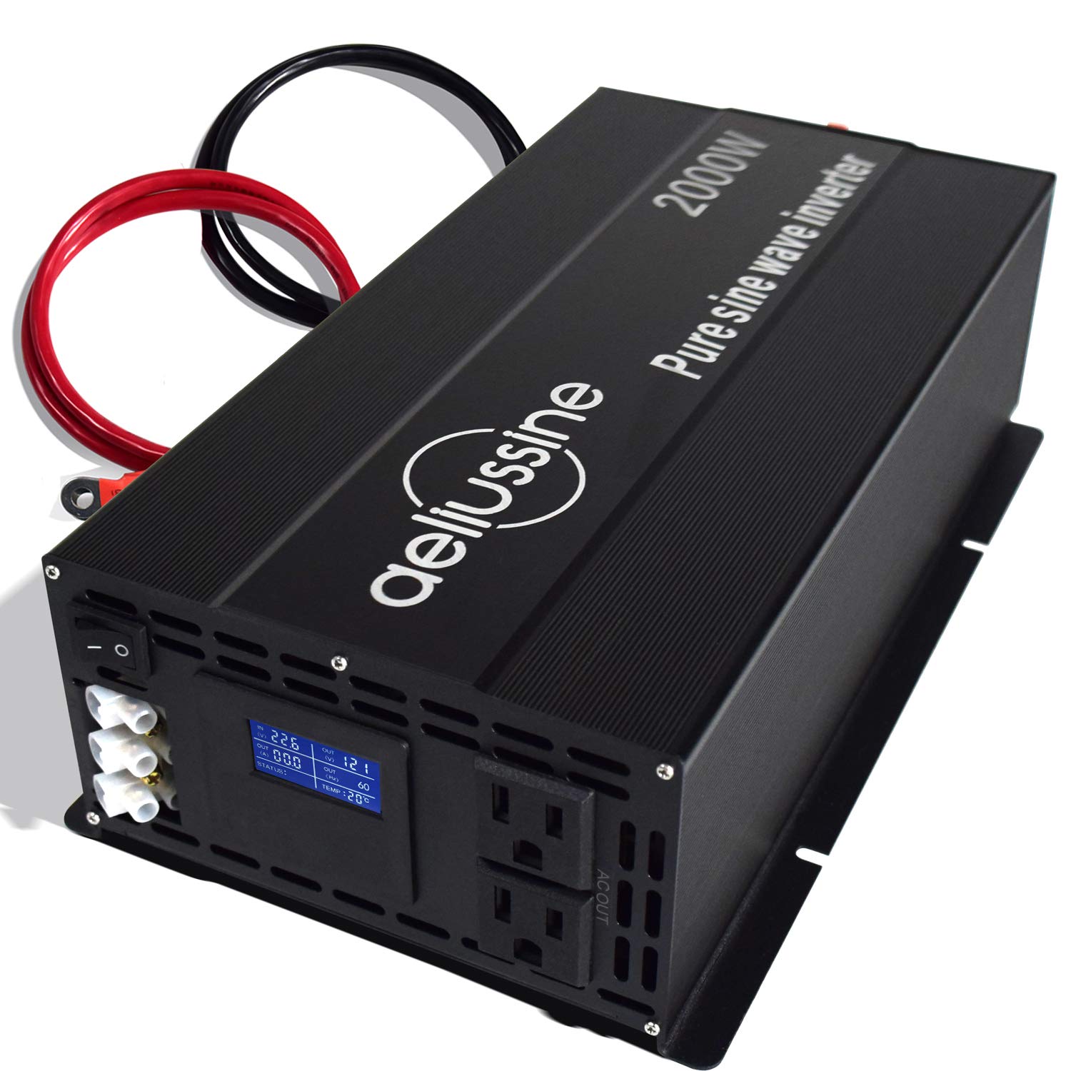 Buy aeliussine 2000 watt Inverter Pure Sine Wave Power Inverter 24v DC