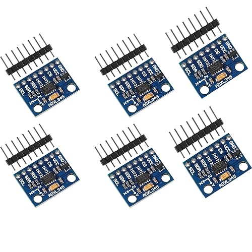 6PCS GY-291 ADXL345 Aceleración digital de 3 ejes de gravedad módulo de inclinación IICSPI Transmisión para Arduino (6)
