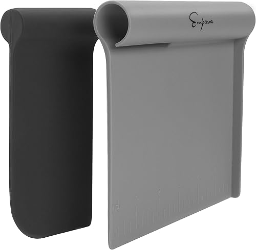 Empava Raspador de tazón multiusos de 6 pulgadas y picador de masa en gris EMPV-GIFT01