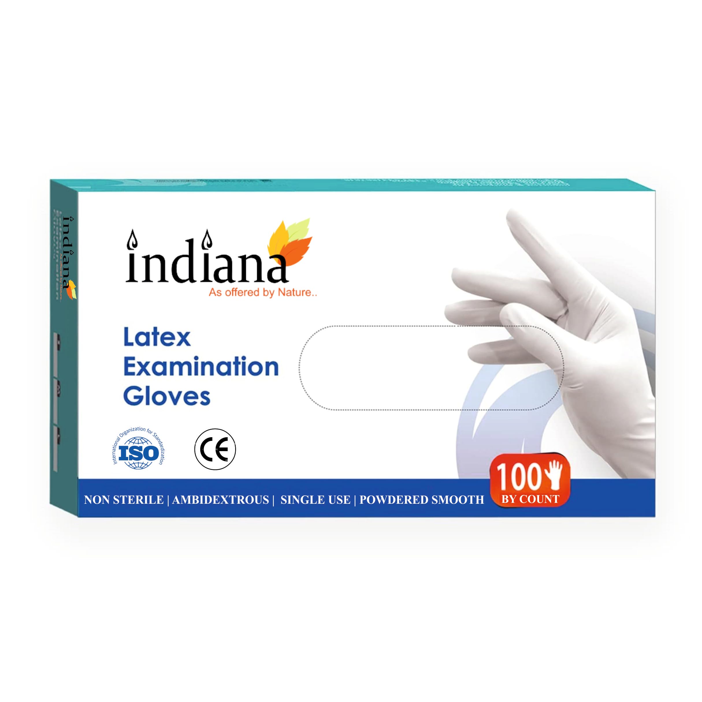 Indiana Latex Medical Examination Disposable Hand Gloves, White, Medium, 100 Pieces (B0CTGFTV3H) Amazon Price History, Amazon Price Tracker
