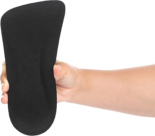 Miniatura 7 de Plantilla de media elevación para mujer, 1/2 pulgada (paquete de 2) transpirable, ligera, para aumentar la altura del talón