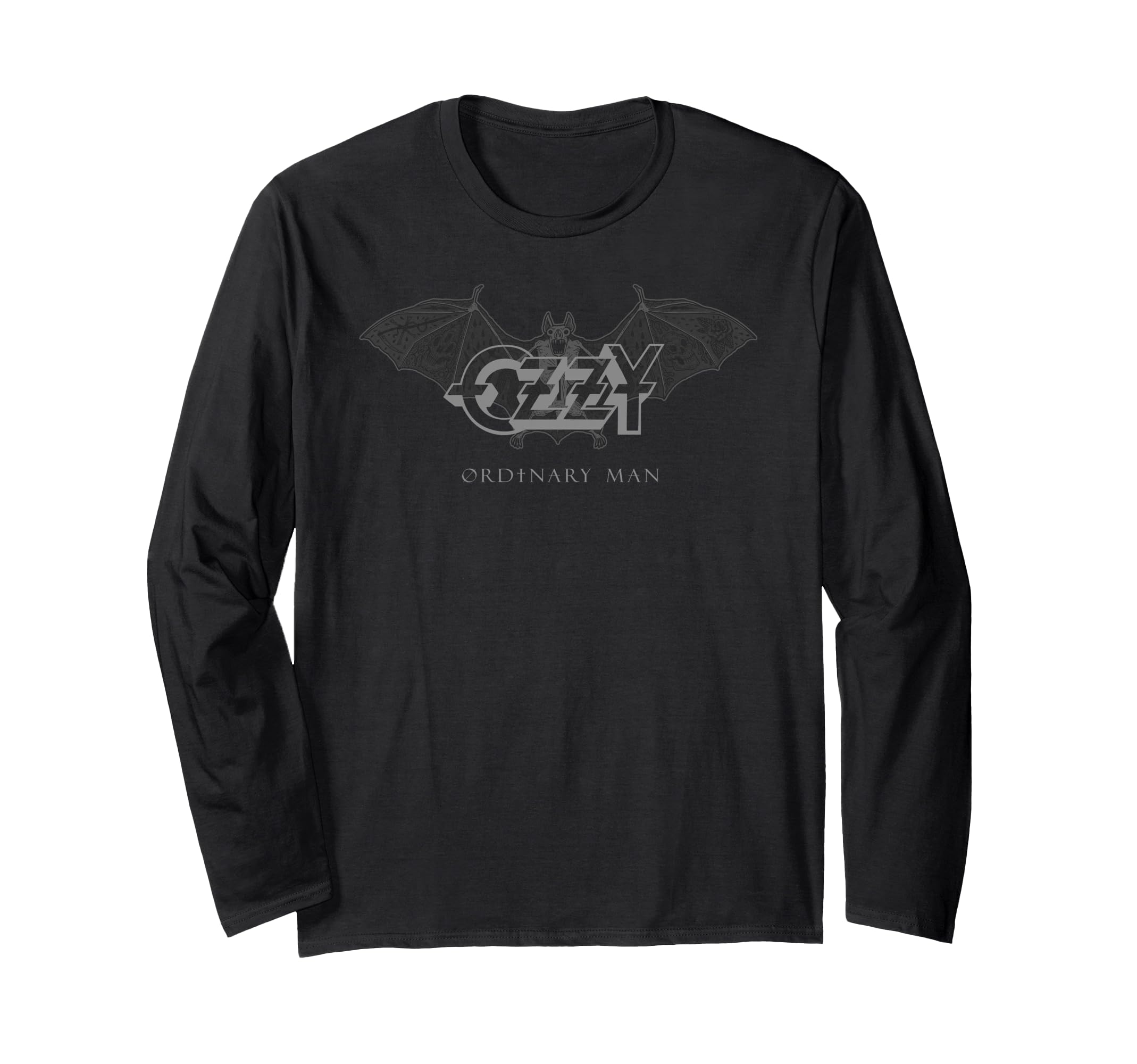 Amazon | Ozzy Osbourne Ordinary Man バット 長袖Tシャツ | Tシャツ
