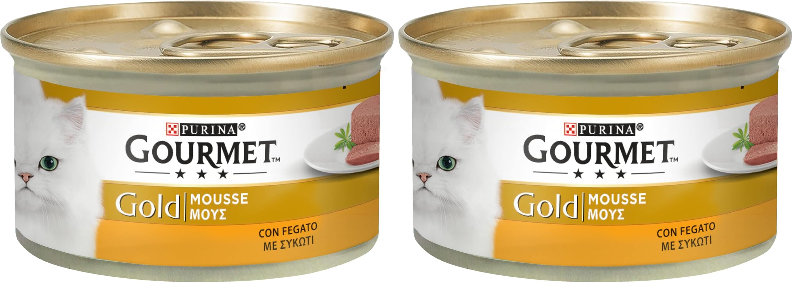 Purina Gourmet Gold Feuchtigkeitsmousse mit Legierung, 24 Dosen à 85 g, 24 x 85 g (Packung mit 2)