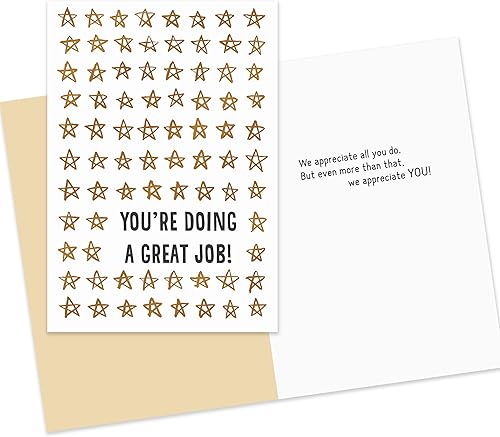 Miniatura 5 de Hallmark Business Bulk - Paquete de 10 tarjetas de agradecimiento surtidas para empleados (talentoso y apreciado), tarjetas de 5 x 7, mensajes