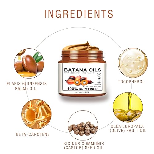 Miniatura 4 de KAXIMIGEFU Aceite de batana para el crecimiento del cabello, manteca de batana, 4.2 onzas líquidas, profundamente nutritiva y revitalizante para el