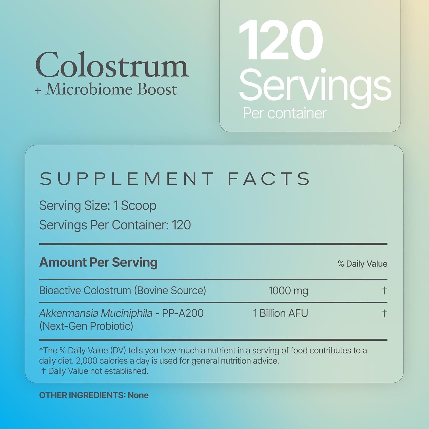 Colostrum Powder | Grass-Fed Bovine Colostrum with Akkermansia Probiotic 1B AFU | Microbiome & Gut Support | High IgG Advanced Formula | 120 Servings - Image 7