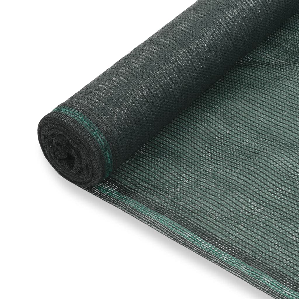 Pantalla para tenis de exterior verde malla ocultación HDPE 1,4 x 50 m Home Garden