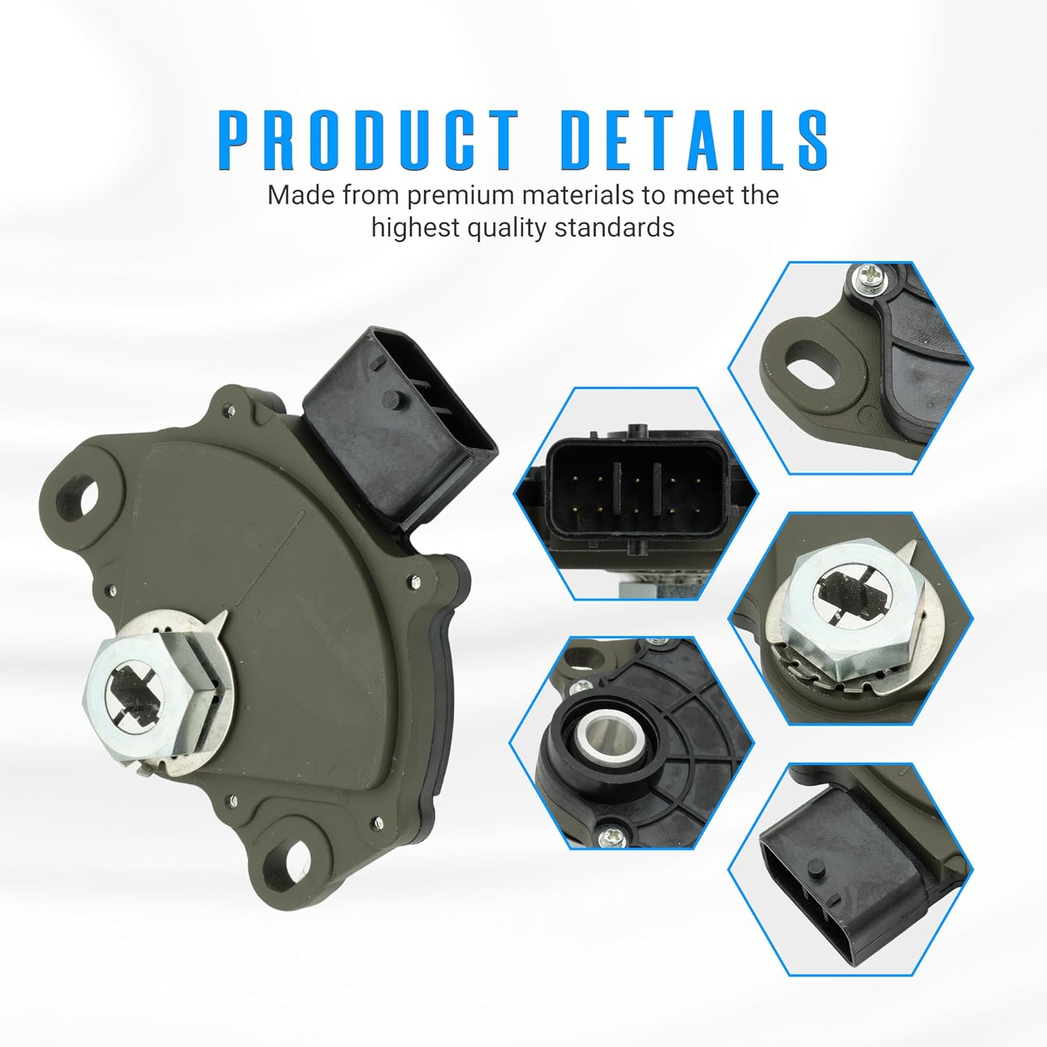 NOVAPARTS 28900RYF023 Neutral Safety Switch for Honda Accord Crosstour Odyssey Pilot Ridgeline 2007-2015 Acura TSX RDX MDX TL RL 2007-2014 28900-RYF-023