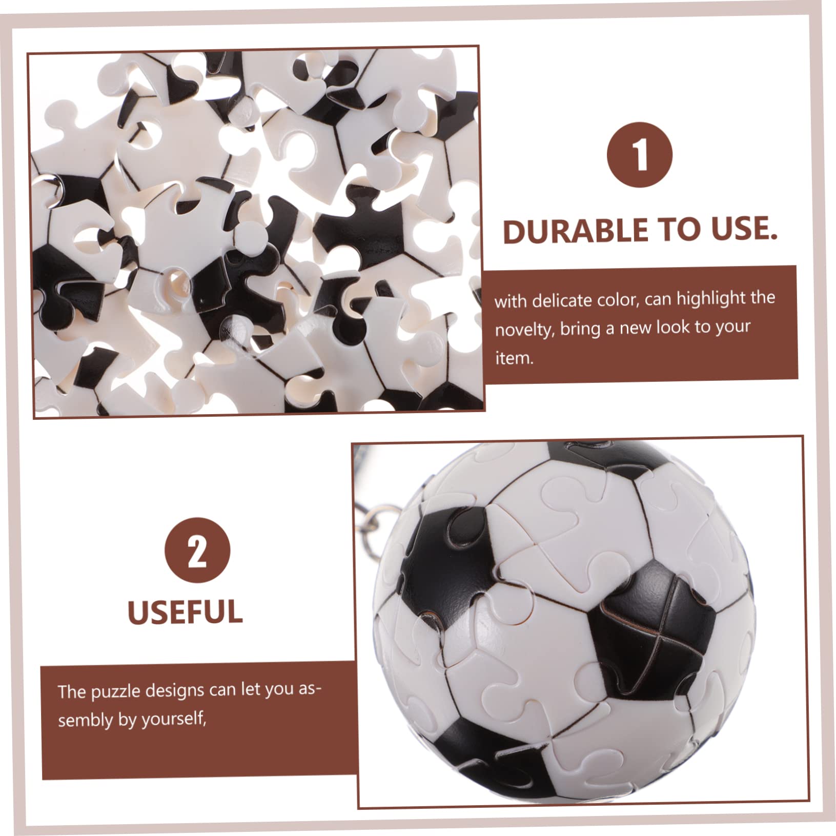 BESTonZON Puzzle-Schlüsselanhänger hängend Name Fußball Schlüsselbund Schlüsselanhänger mit Sportbällen zum Aufhängen schlüsselanhänger Sport Schlüsselanhänger für Sportbälle Plastik