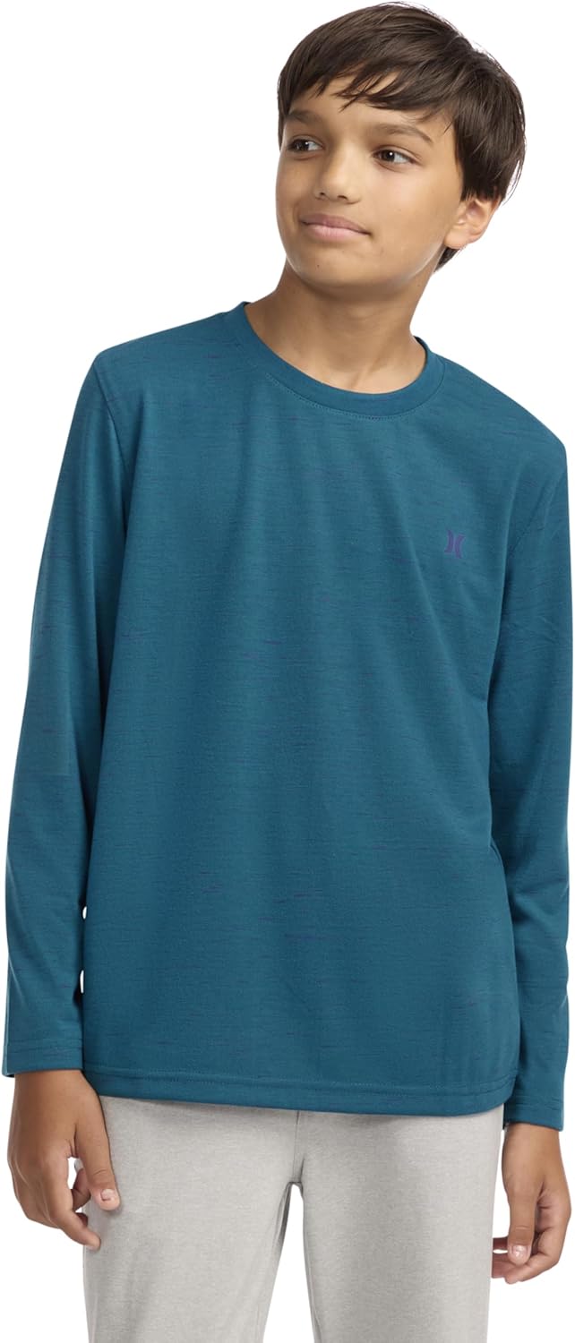 Hurley Boys Boys' Long Sleeve Soft Cloud Slub T-Shirt - Image 3