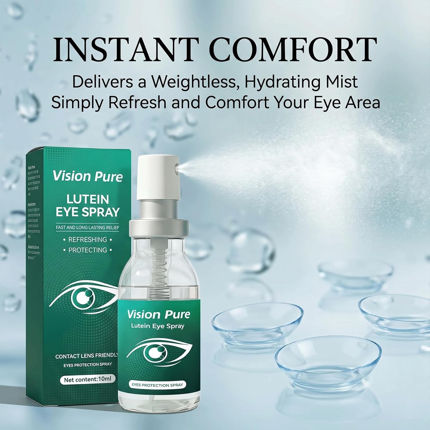 Lutein Eye Spray,Relieves Eye Fatigue,10 mL(0.34 fl oz) — Amazon image 5