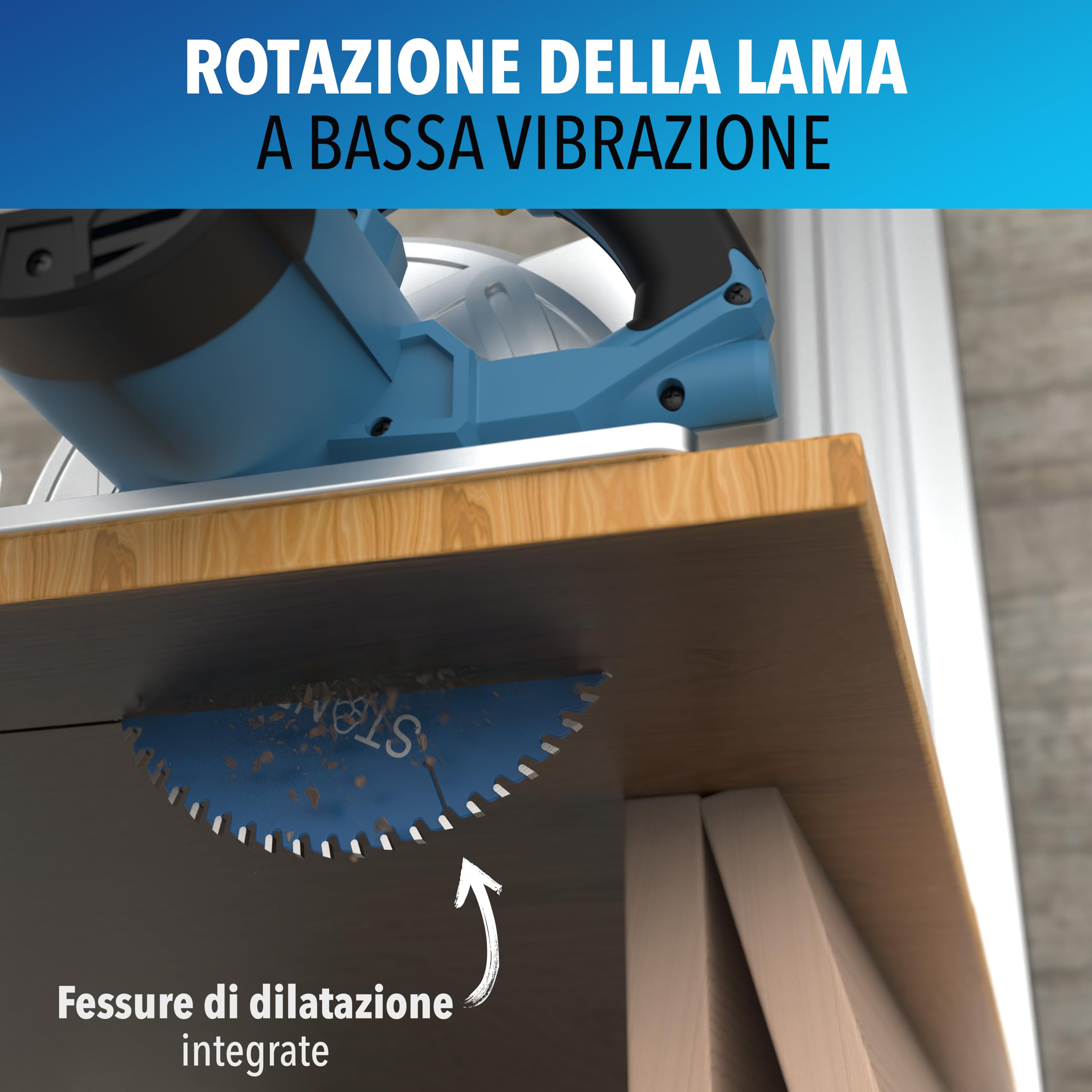Lama per sega circolare 210 x 30 cm, con adattatore per foro da 20 e 16 mm, compatibile con smerigliatrice angolare di Bosch, Makita ecc. – Lama per sega circolare – per legno