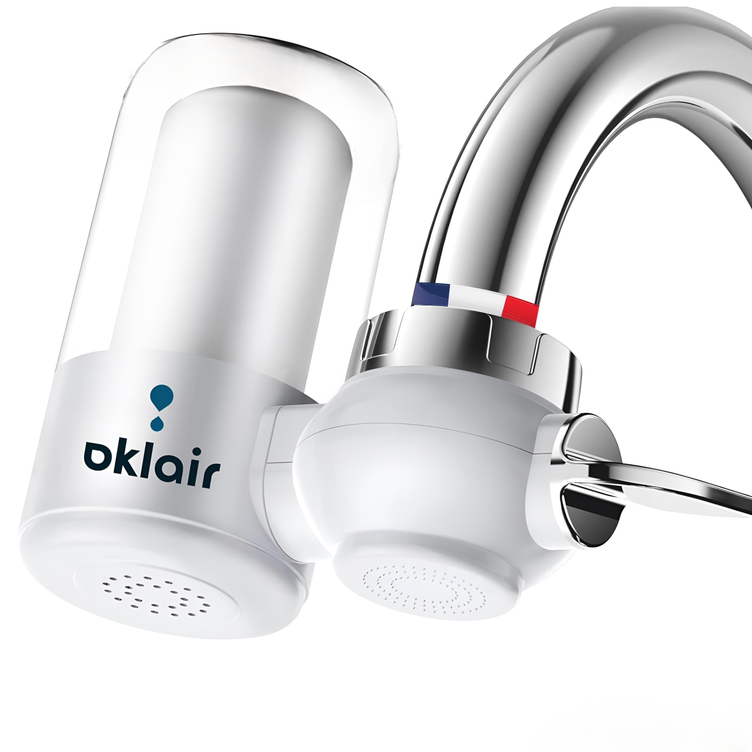 OKLAIR - Purificateur d'Eau sur Robinet - Filtration Haute Efficacité, Anti-Calcaire - Idéal pour Cuisine et Salle de Bain (Purificateur d'Eau sur Robinet - OKLAIR - DOUG)