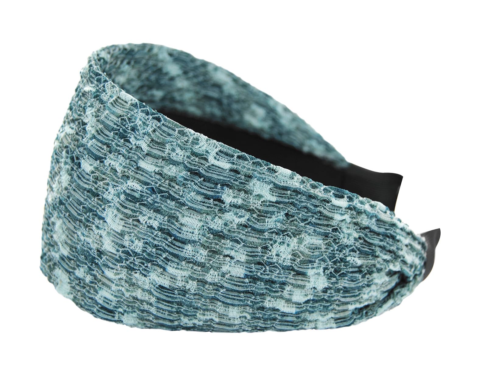 axy Wide Headband - Women's Headband Vintage Beautiful Headband Hair Accessories HR32C (Blue) - Image 3
