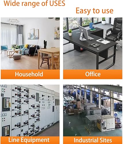 Miniatura 5 de SWZHAI - 80 piezas de gancho en J de media abrazadera negro con clavo, abrazaderas Pex de 0.984in1 pulgada en clips de cable Ethernet, clips de