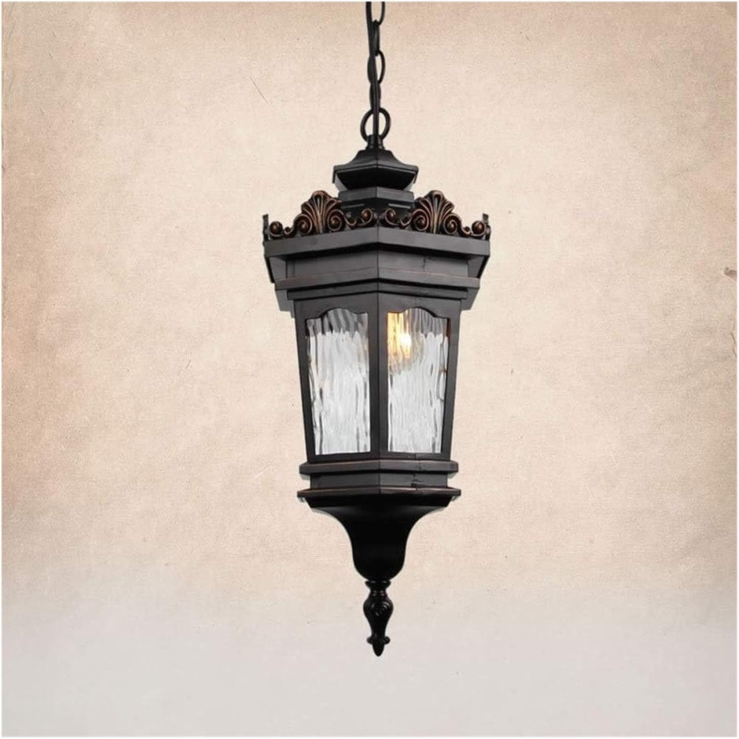 Outdoor Waterproof Pendant Light Retro Ceiling Lighting Fixtures, for Living Room